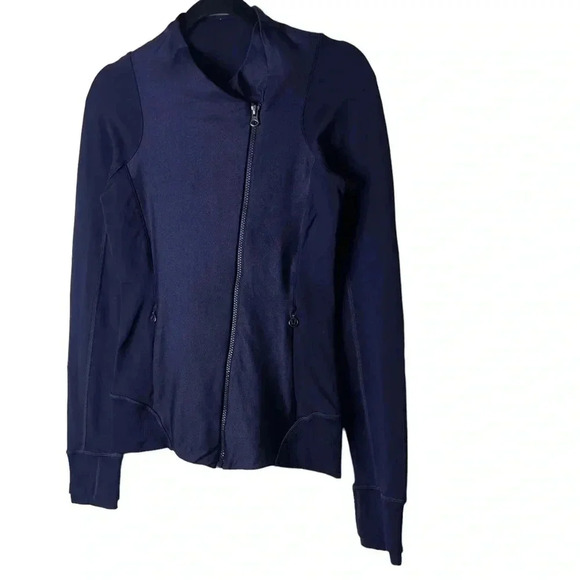 Lululemon Athletica ‘Emerge Renewed’ in  Black Grape Long Sleeve Jacket Size 4 - Picture 9 of 9